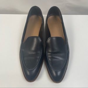 Everlane Women's The Modern Loafer Size 7 Navy Leather Made In Italy